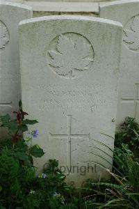 Canada Cemetery Tilloy Les Cambrai - Bryan, W